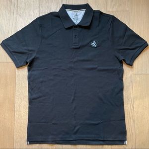 Rugby Golf Shirt Black Polo Shirt NWOT Size M